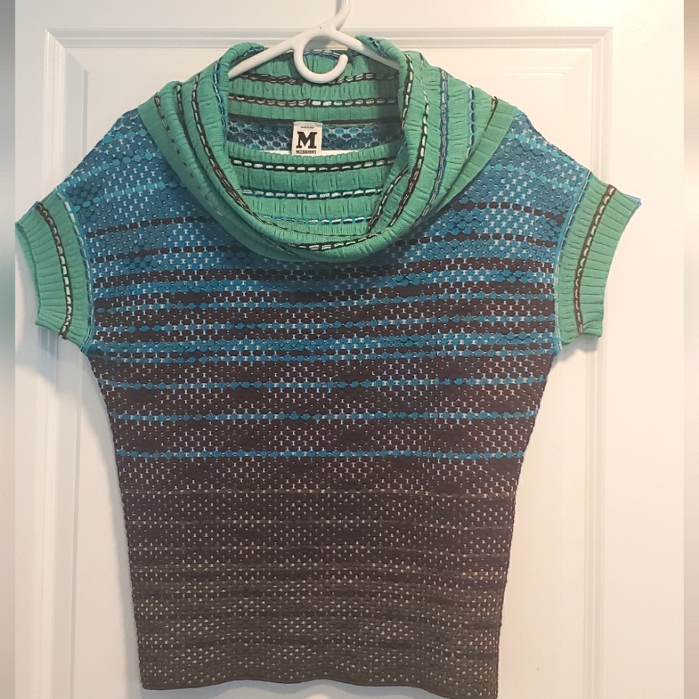 MISSONI Top Cowl Neck sz 2